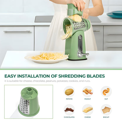 5 In 1 Rotary Cheese Grater